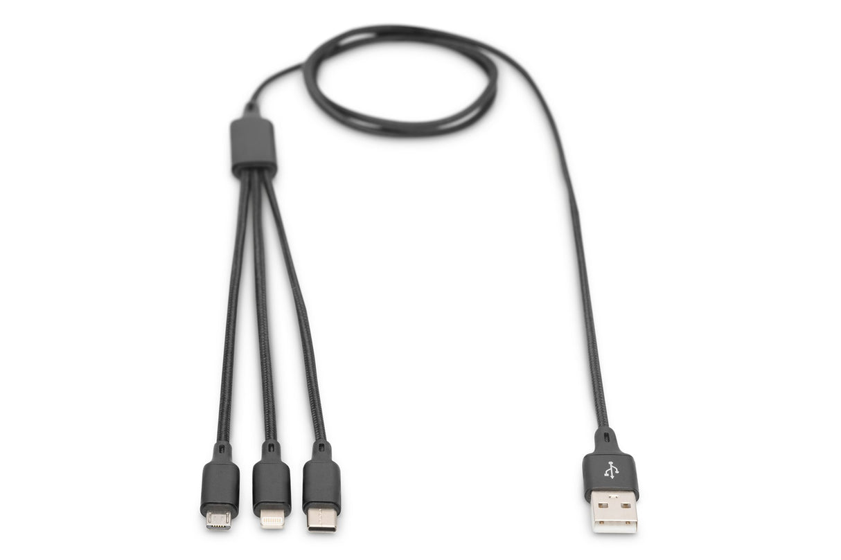 EAN 4016032467113 - Digitus AK-300160-010-S cable USB USB A USB C 10 W Negro imagen 4
