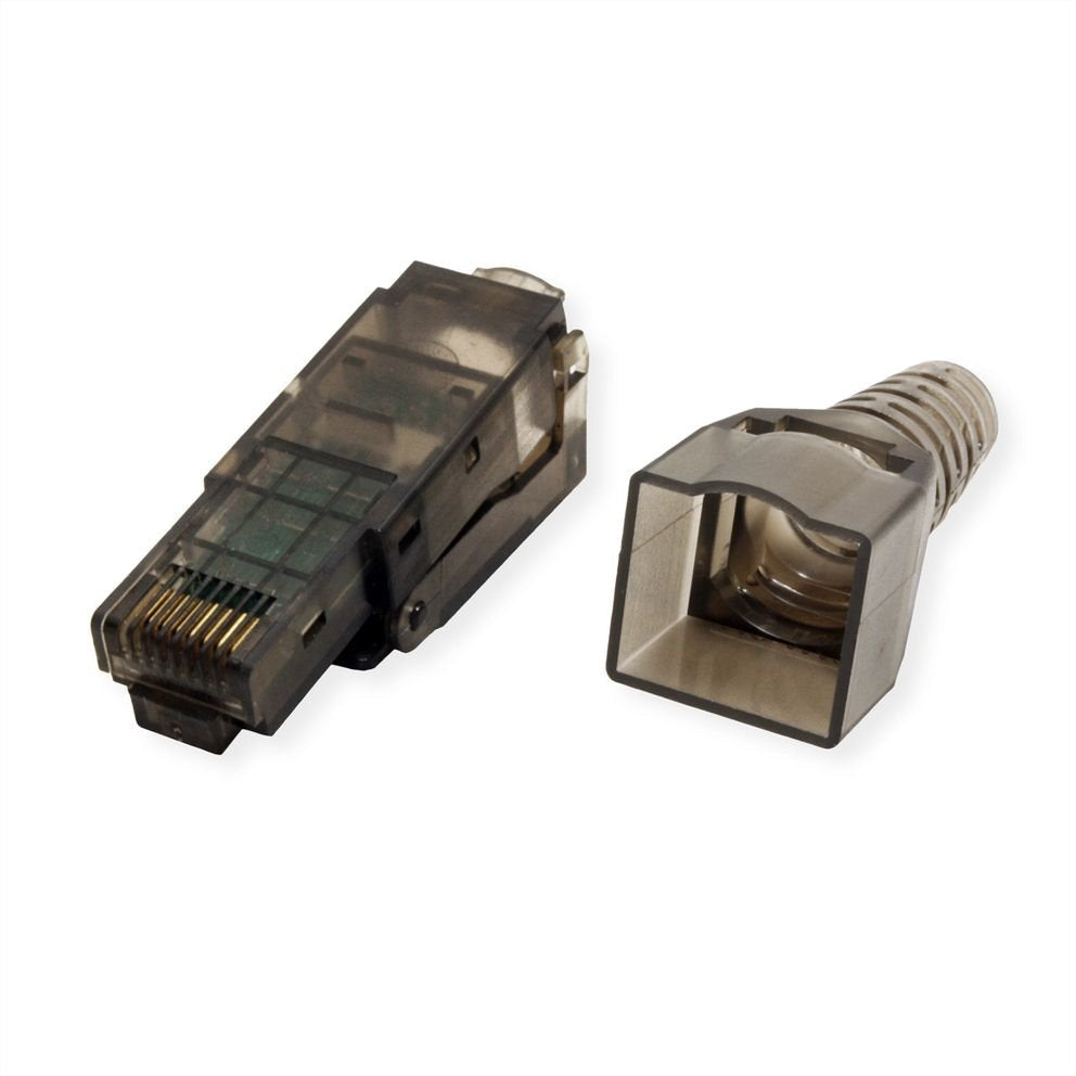 Value 26.99.0372 Conector Rj45 Negro, Transparente