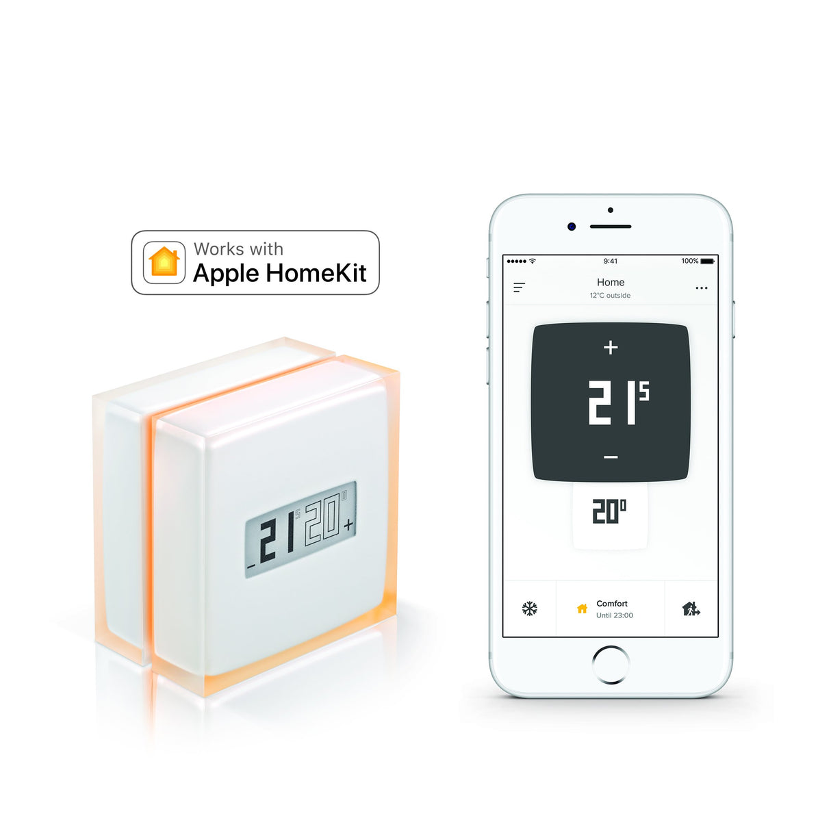 EAN 3700730500241 - Netatmo Thermostat termoestato RF Translúcido, Blanco imagen 3