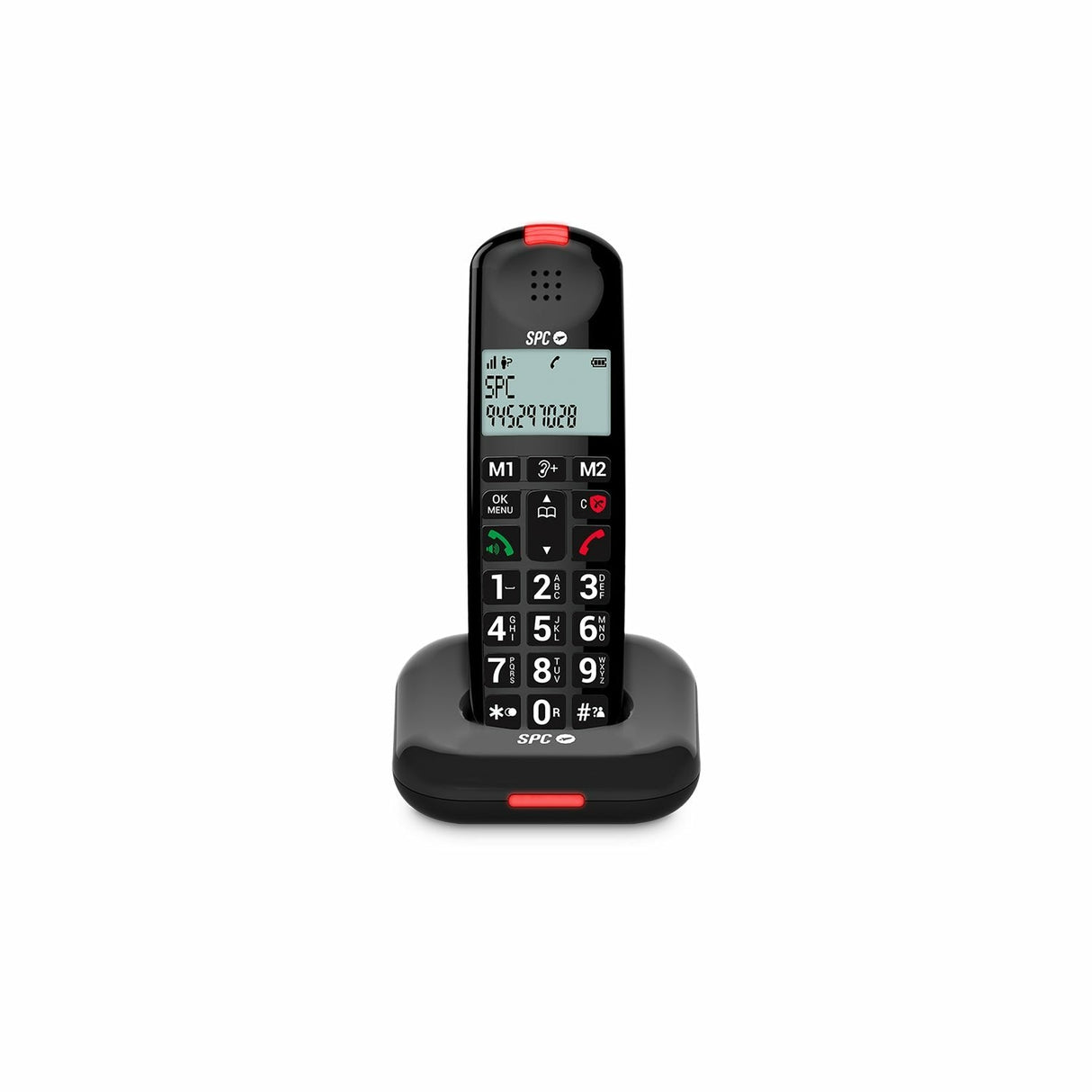 Telefono Inalámbrico Spc 7612n Comfort Kairo Negro