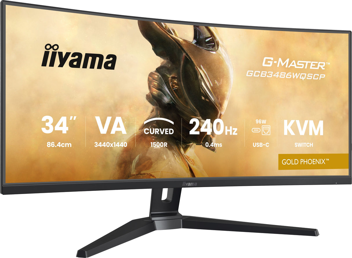 Monitor Gaming 34" Iiyama Gcb3486wqscp-B1 Negro