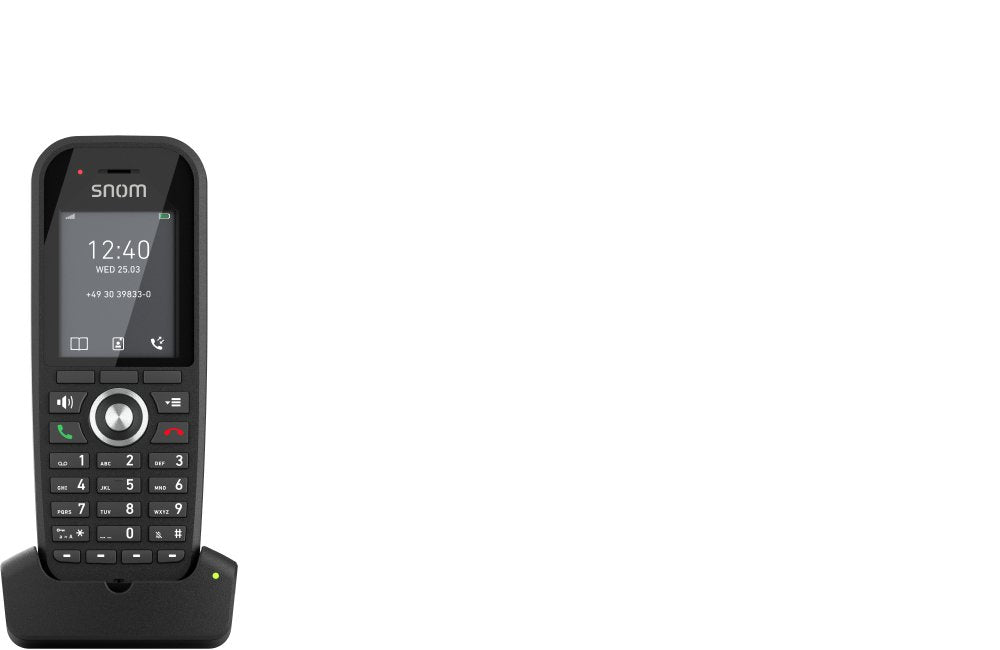 Snom M30 Ip Dect Handset Eu Teléfono Dect Negro