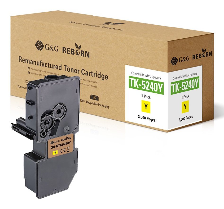 G&G Reborn-Toner Compatible Con Kyocera Tk-5240y