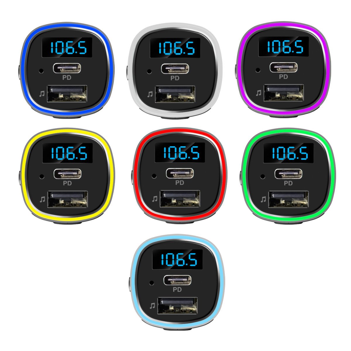 EAN 4250774956669 - 4smarts 456201 transmisor FM Encendedor de cigarrillos Negro, Plata imagen 5