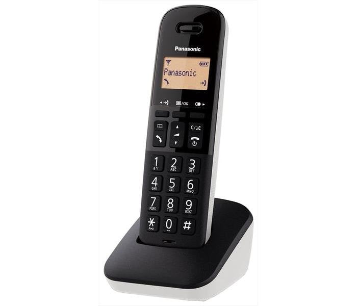 Panasonic Kx-Tgb610jtw Teléfono Dect/Analógico Identificador De Llamadas Negro, Blanco