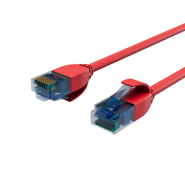 Shiverpeaks Cable De Red Cable De Red Cat.6 U/Utp Slim Rojo 3m