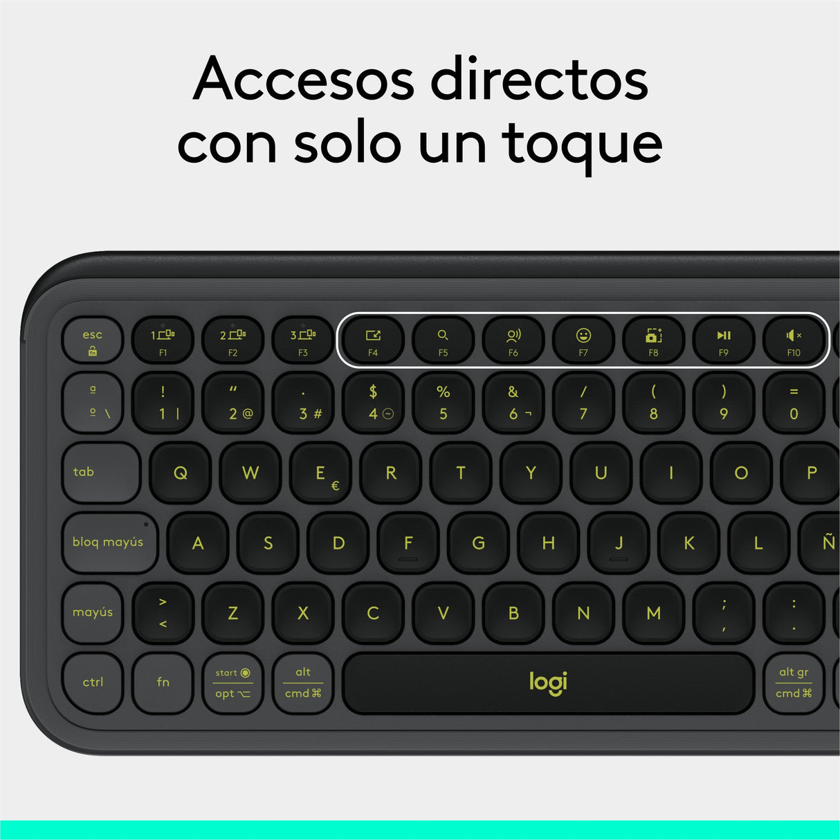 EAN 5099206127562 - Logitech 920-013068 teclado Universal Bluetooth QWERTY Español Grafito imagen 17