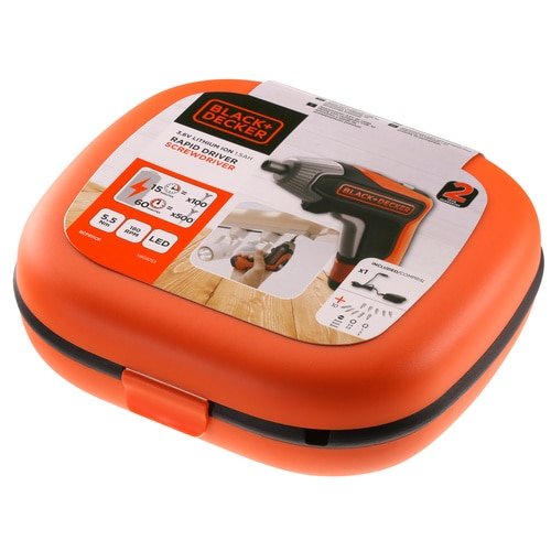 Black+Decker Destornillador Inalámbrico Bcf611ck, 3,6 Voltios
