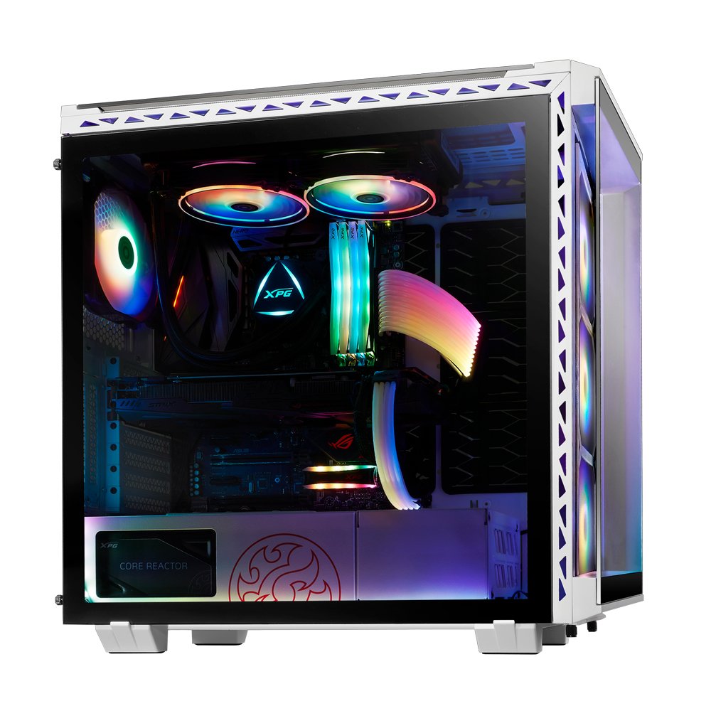 EAN 4710273773032 - XPG BATTLECRUISER Midi Tower Negro, Blanco imagen 2
