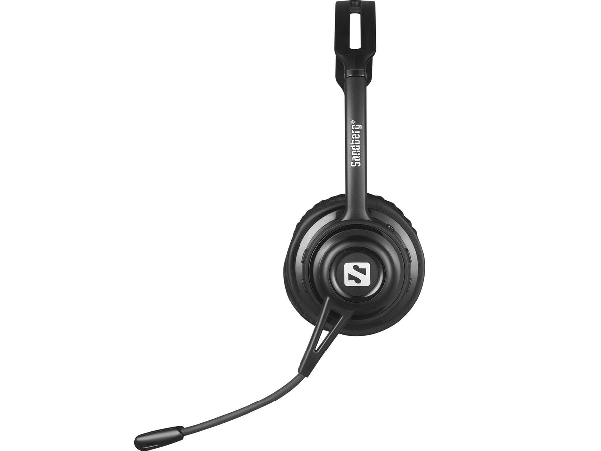 Sandberg Bluetooth Headset Anc+Enc Auriculares Inalámbrico Diadema Música/Uso Diario Negro