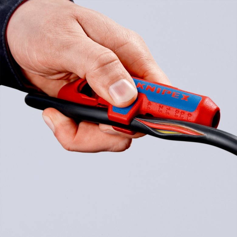 EAN 4003773082910 - Knipex ErgoStrip pelacable Azul, Rojo imagen 22