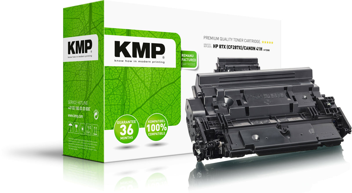 Kmp Toner Hp Cf287x Black 18000 S. H-T238x Remanufactured