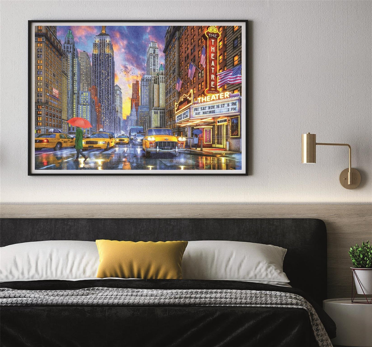 Puzzle Rainy Manhattan 2000pzs