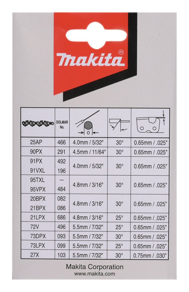 Chain Makita Sc 35cm 14&Quot, 3 8&Quot, 1.3mm 52h