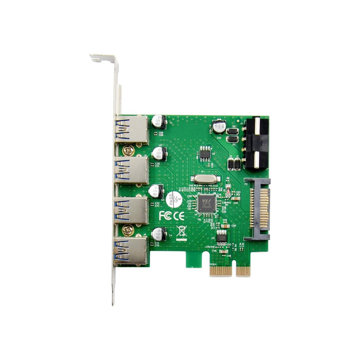 4 Port Usb 3.0 Pcie Card Main Chip : Vl805 4 External
