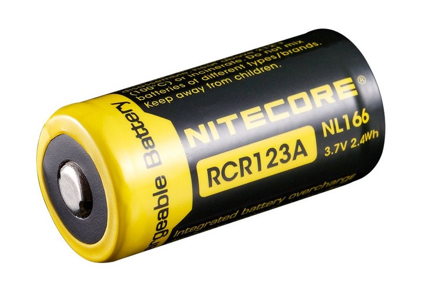 Nitecore Battery Rcr123 650 Mah Rechargable