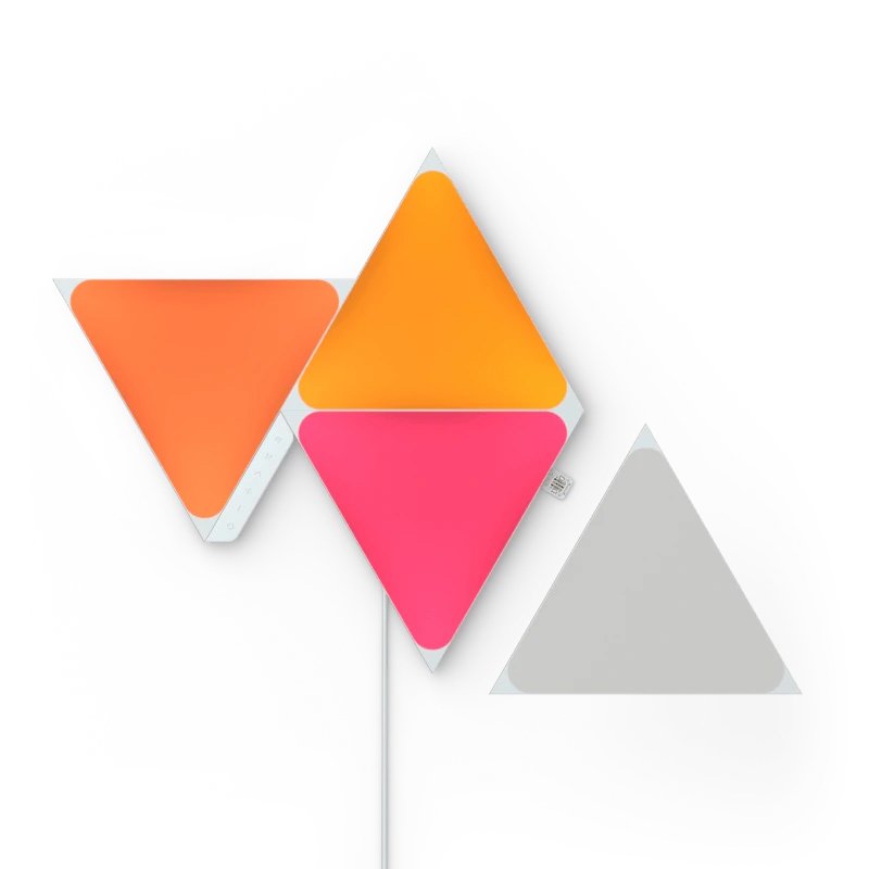 Panel Led Nanoleaf Shapes Triangles Ub Expansion Kit 4pk