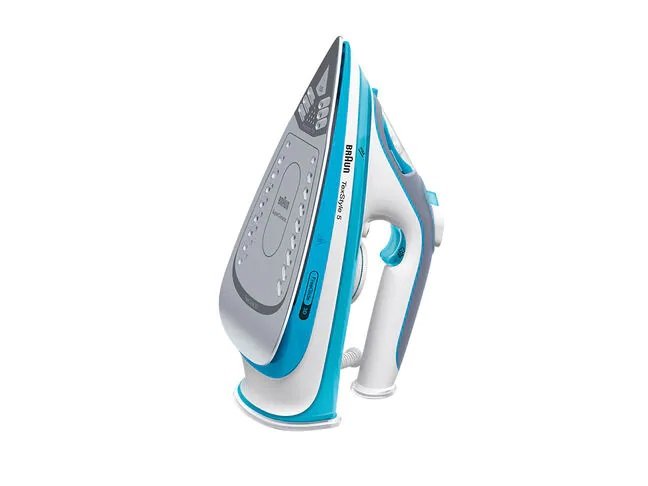 Braun Texstyle 5 Si 5006 Bl Plancha Vapor-Seco Suela De Cerámica 2600 W Azul, Gris, Blanco 0127406000