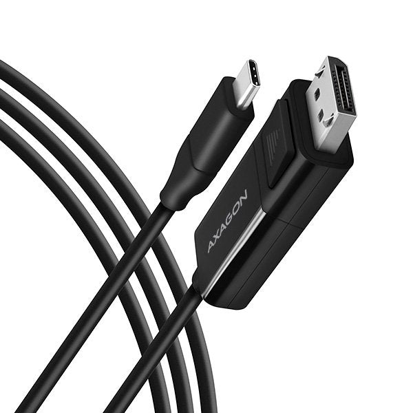 EAN 8595247905314 - Axagon RVC-DPC adaptador de cable de vídeo 1,8 m USB Tipo C DisplayPort Negro imagen 1