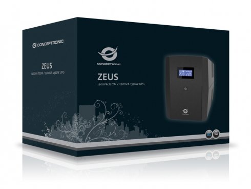 EAN 4015867204030 - Conceptronic ZEUS04E sistema de alimentación ininterrumpida (UPS) Línea interactiva 2,2 kVA 1320 W 6 sali imagen 3