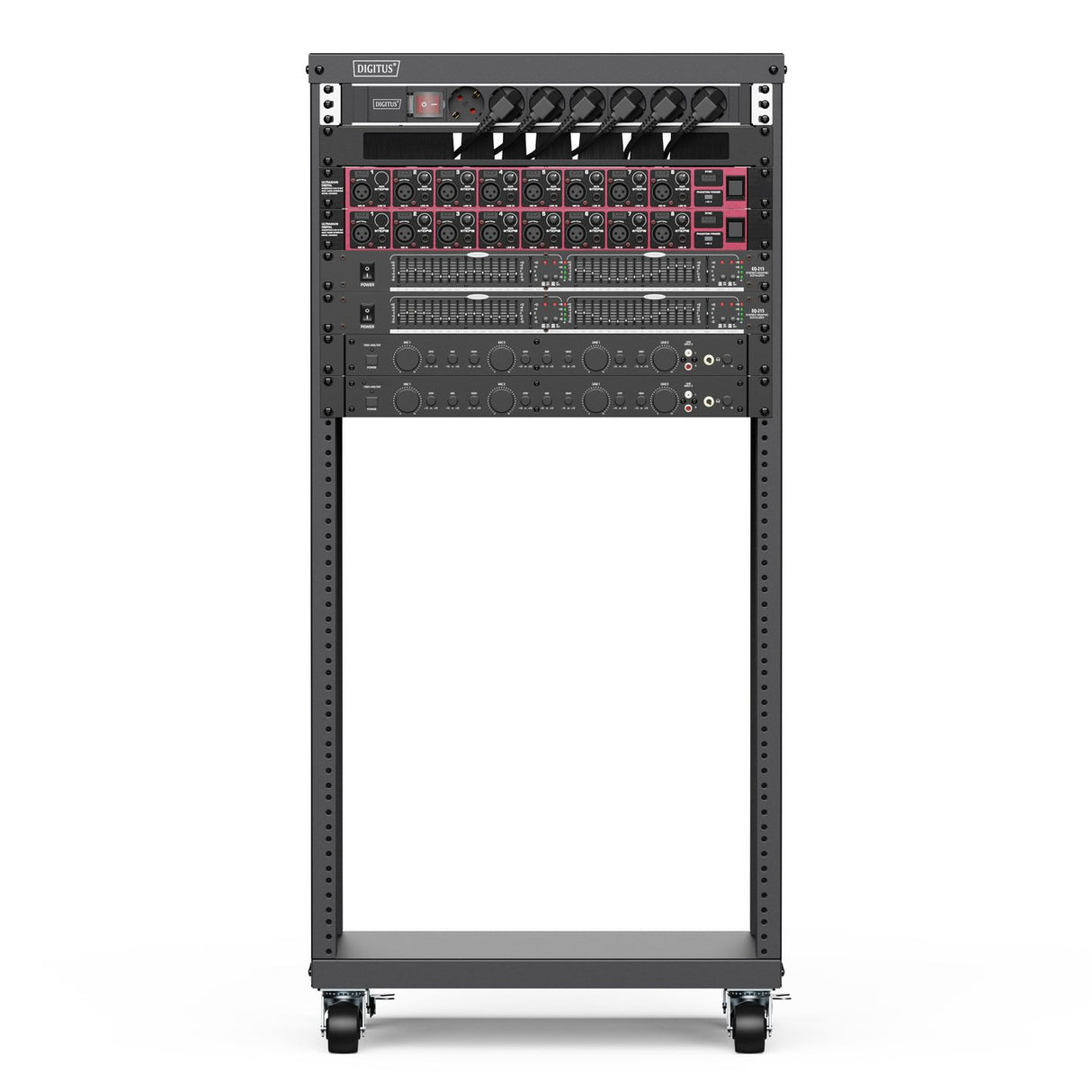 EAN 4016032490326 - Digitus DN-48002 armario rack 21U Rack o bastidor independiente Negro imagen 5