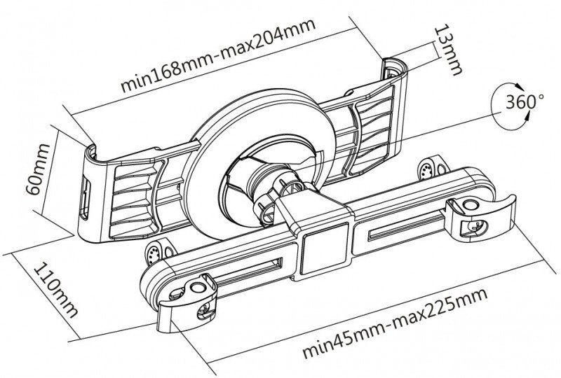 EAN 4005039232299 - Sopar 23229 soporte Soporte pasivo Tablet/UMPC Negro, Blanco imagen 6