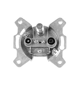 Televes Sd33st-Dc Antennendose Durchgang 3-Loch Mit Dc Durchlass