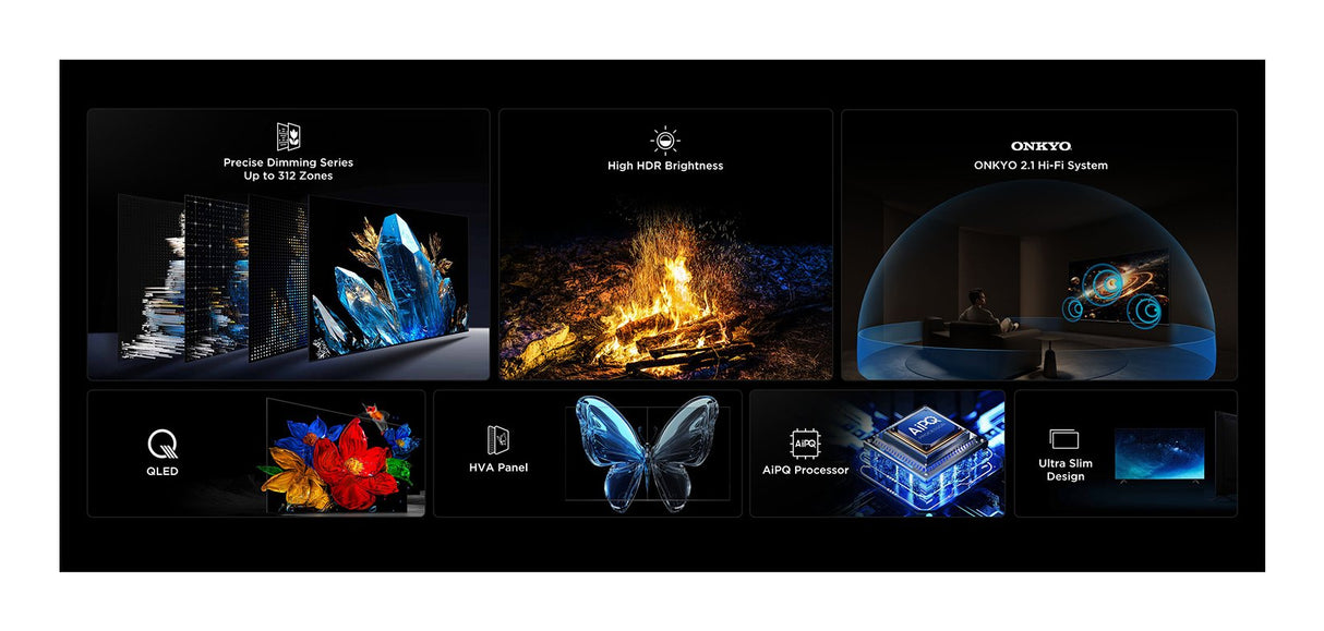 Tcl Q6c 65q6c Televisor 165,1 Cm (65") 4k Ultra Hd Smart Tv Wifi Metálico