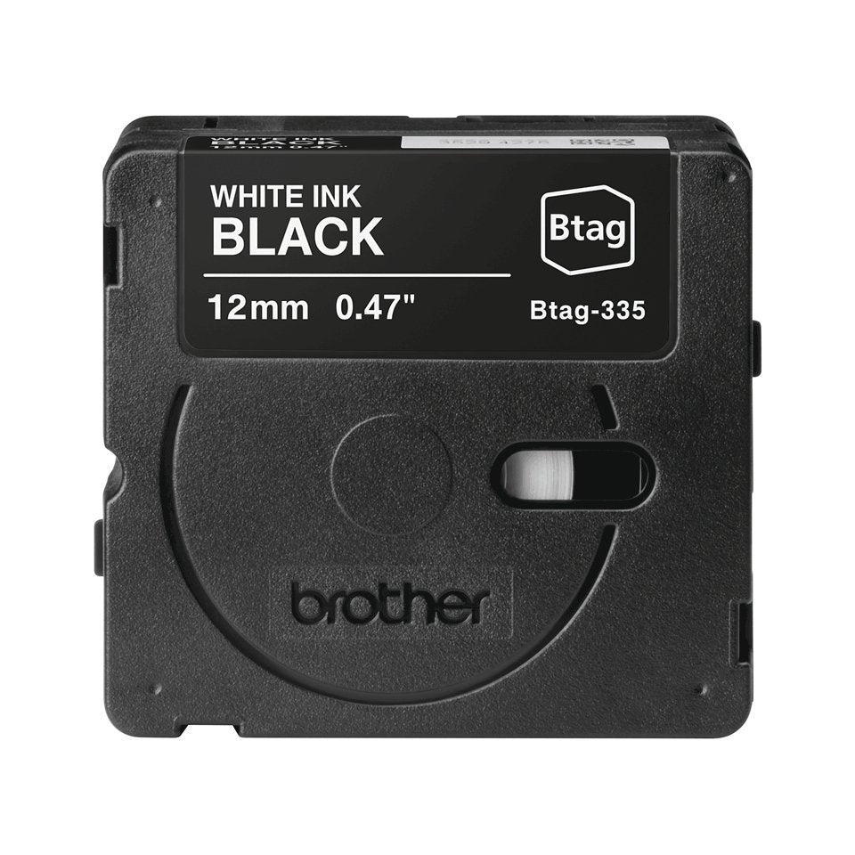 Brojoher Cinta Btag335 / Btag-335 Blanco Sobre Negro