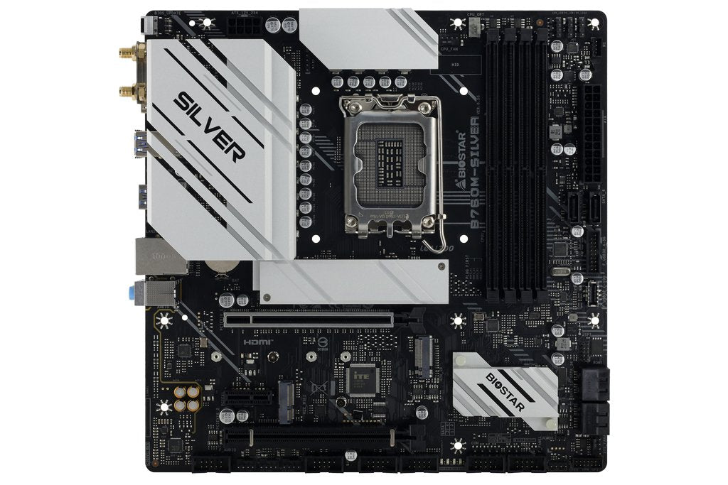 Placa Base Biostar B760m-Silver B760 S1700 Matx Intel