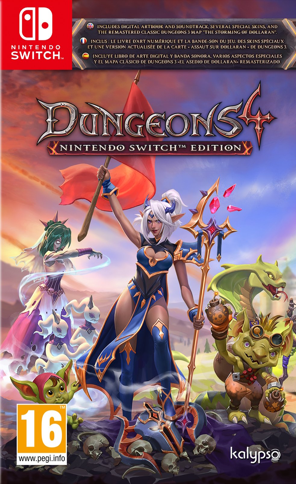 Juego Dungeons 4tch Switch