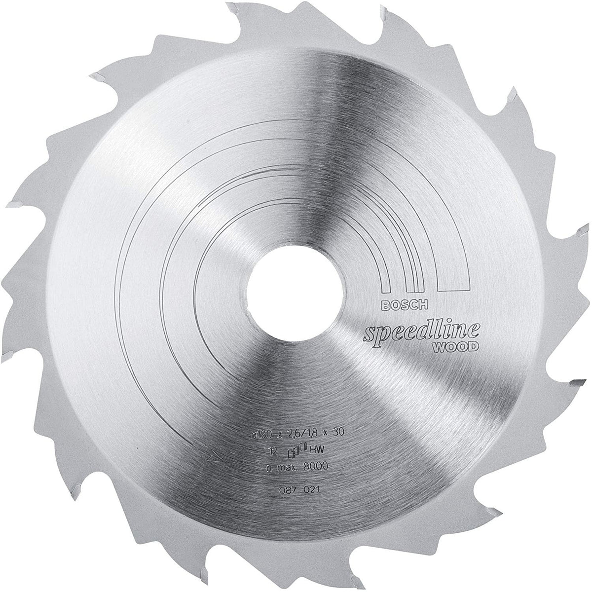 Bosch Hoja De Sierra Circular Speedline Wood, 190 Mm 2608640800