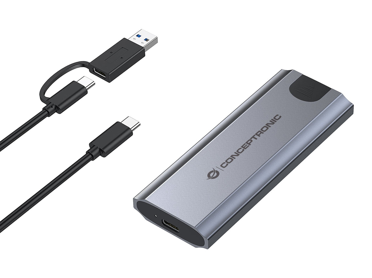 Conceptronic Ssd Caja M-Key M.2 ->M B+M-Key Usb3.2 10gb S
