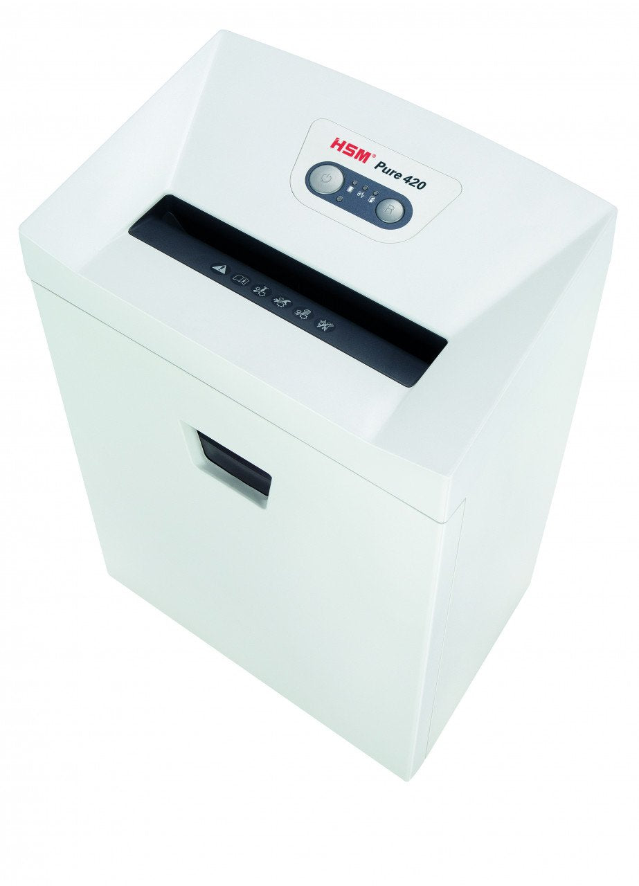 EAN 4026631054225 - HSM Pure 420 triturador de papel Corte en partículas 56 dB 24 cm Blanco imagen 2