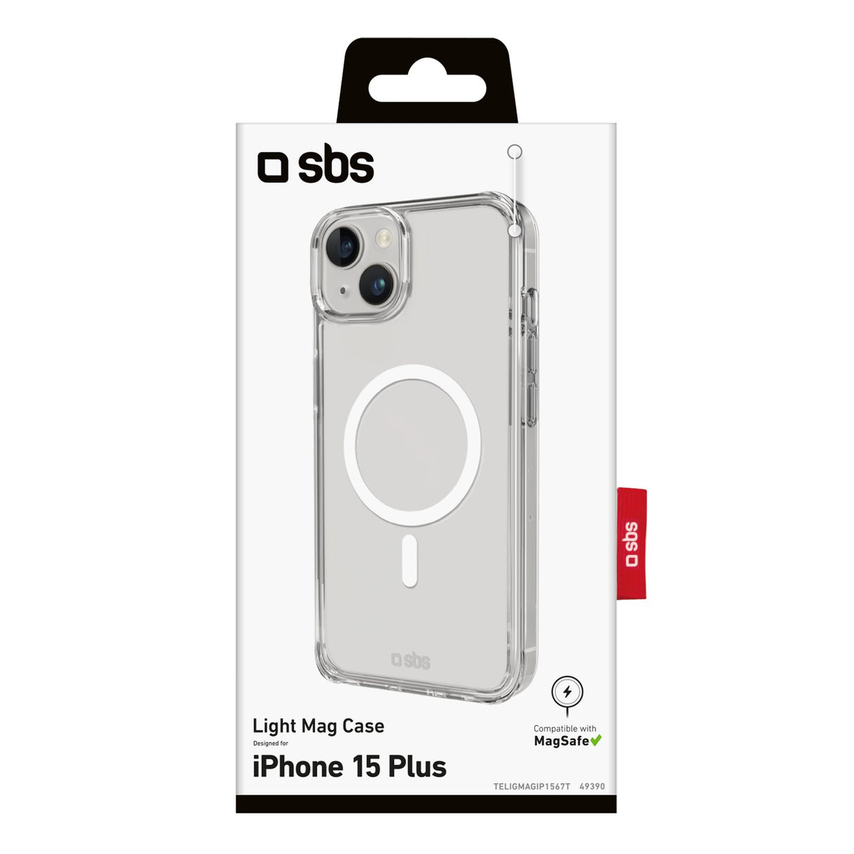 EAN 8018417449390 - SBS TELIGMAGIP1567T funda para teléfono móvil 17 cm (6.7") Transparente imagen 3