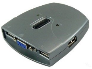 Switch Kvm De 2 Puertos Usb Sedna Con (D-Sub / Vga)