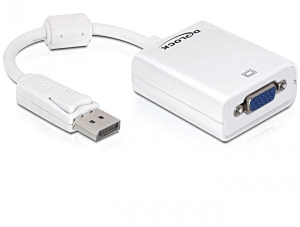 Delock Adaptador Displayport 1.2 Macho > Vga Hembra Blanco