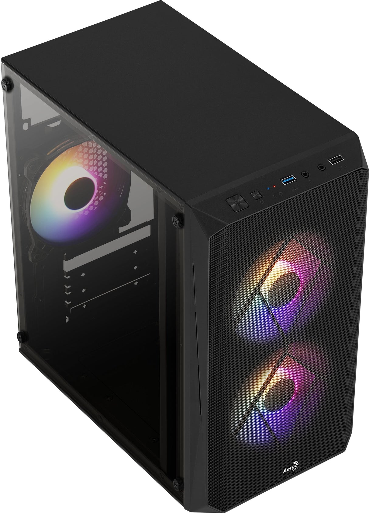 EAN 4710562759389 - Aerocool CS107V2 carcasa de ordenador Mini Tower Negro imagen 5