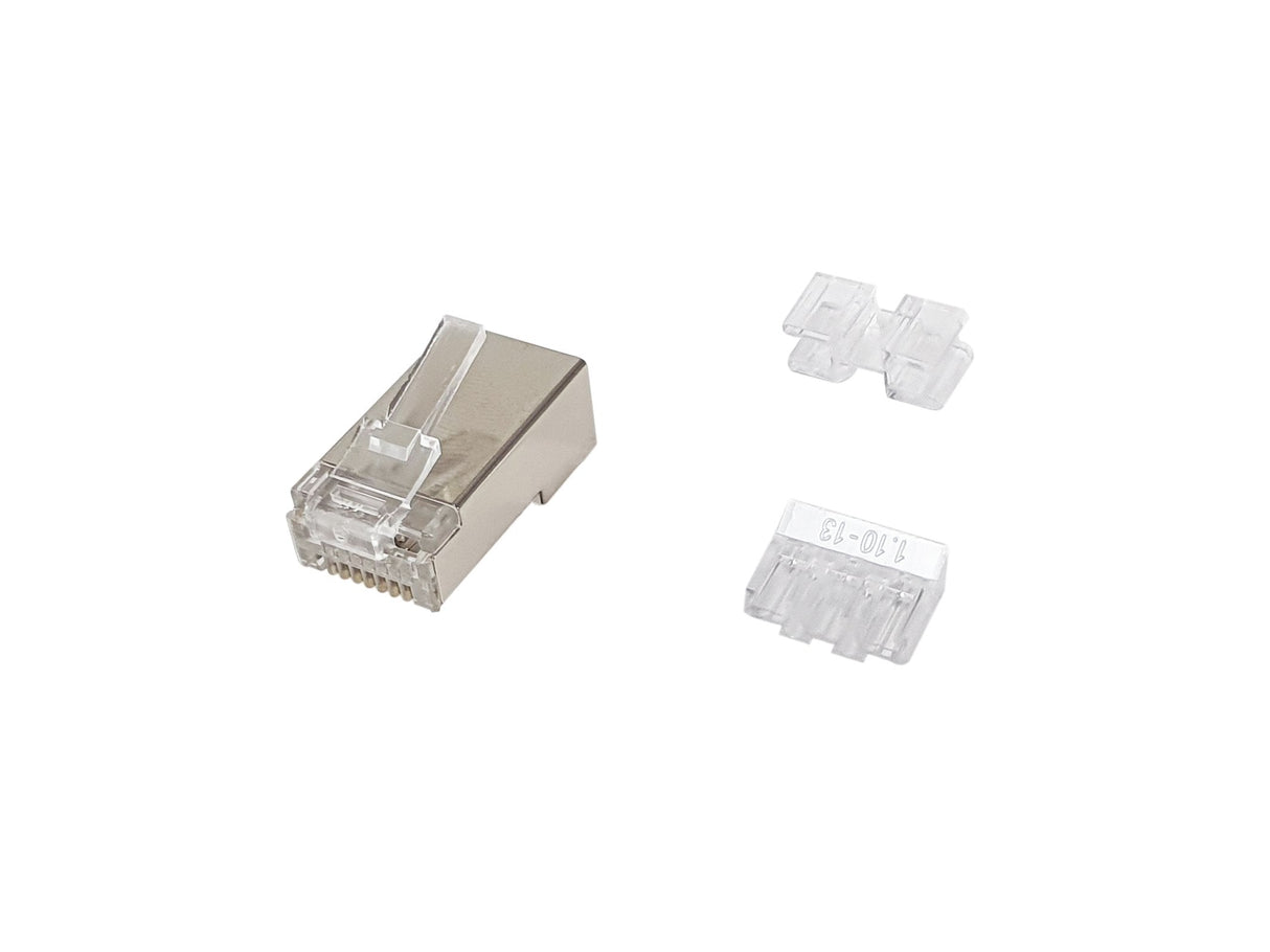 Equip 121147 Conector Rj-45 Acero Satinado, Transparente