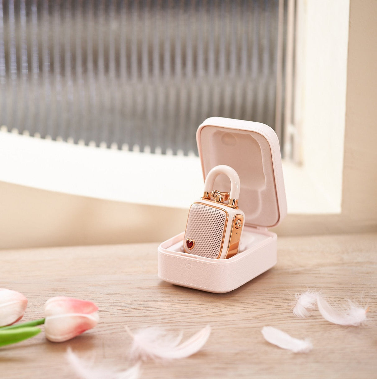 Divooom Lovelock - Altavoz Bluetooth, Color Rosa