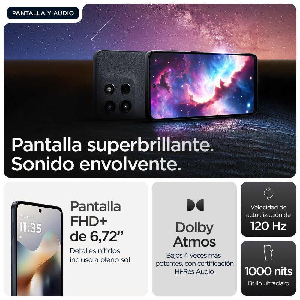 EAN 0840023299100 - Motorola moto g56 5G 17,1 cm (6.72") Ranura híbrida Dual SIM Android 15 USB Tipo C 8 GB 512 GB 5200 mAh N imagen 13