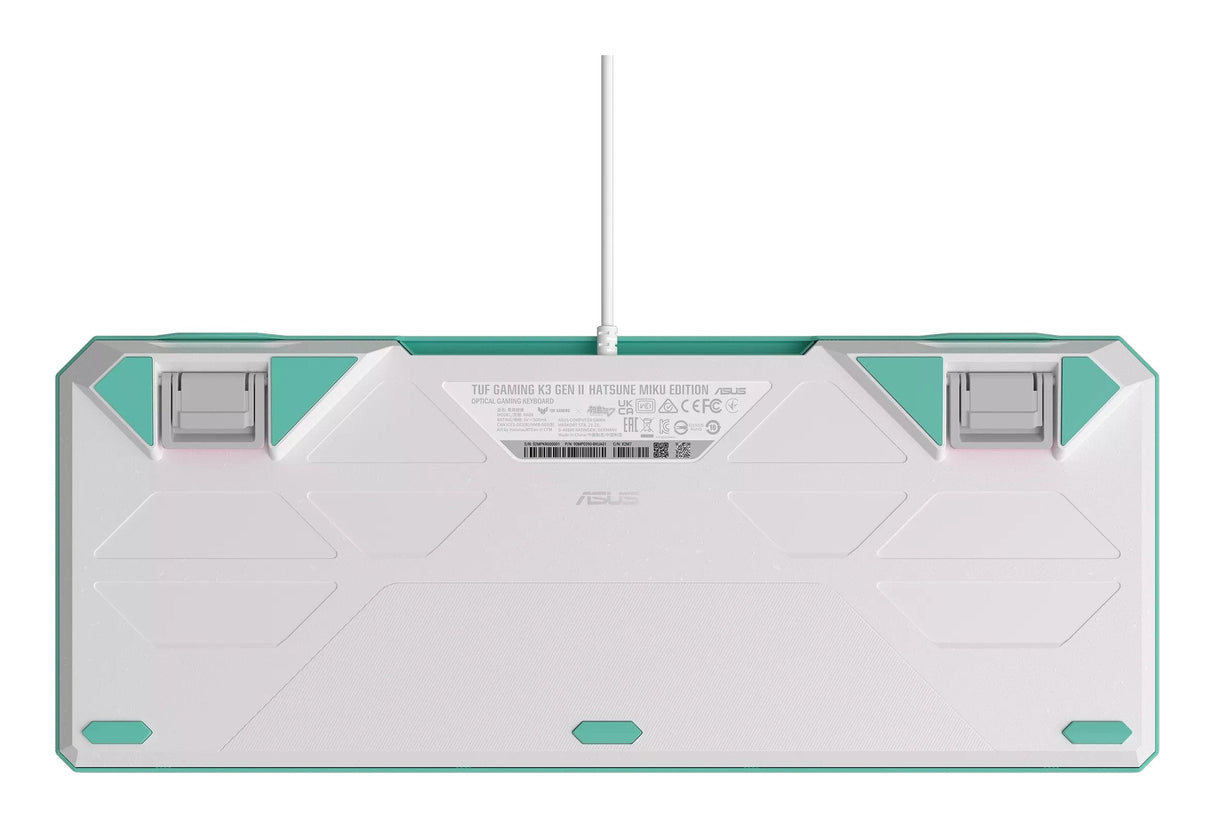 Asus Tuf Gaming K3 Gen Ii Hatsune Miku Edition Teclado 96% Compact Backlit Usb Verde