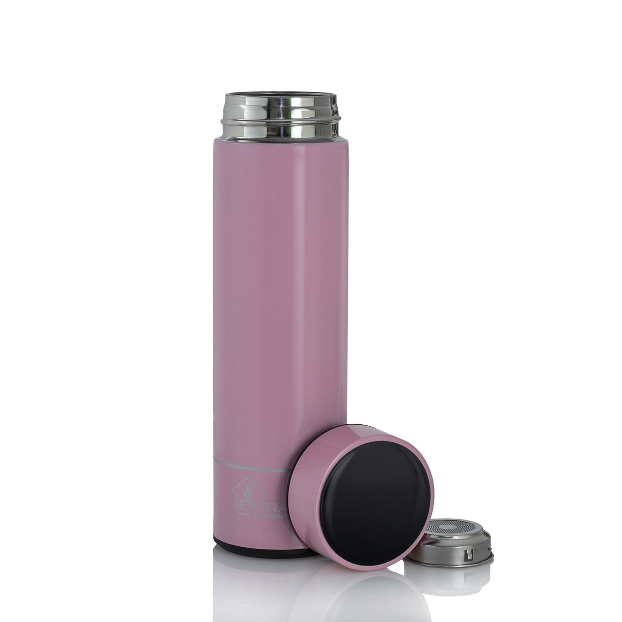 Extralink Mug-Smart500 Pink Taza De Viaje 500 Ml Rosa Acero Inoxidable