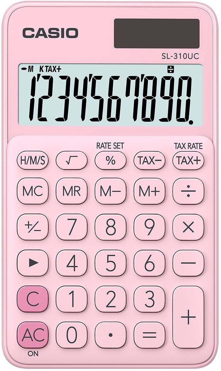 Casio Calculadora De Oficina Rosa Claro Sl-310uc-Pk