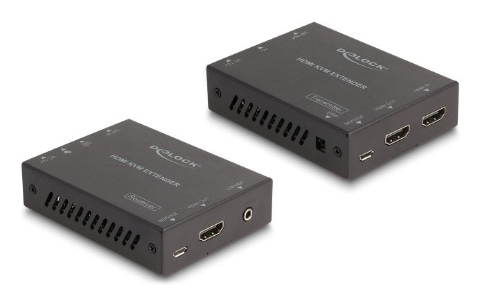 Delock 65957 Juego De Extensor Kvm Hdmi Sobre Cable Cat.6 4k 60 Hz 70 M