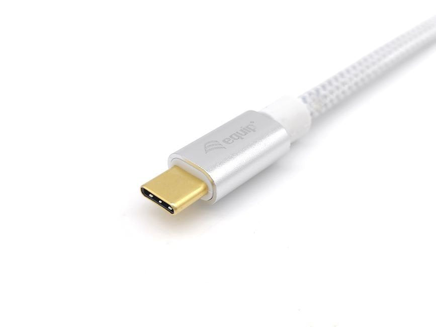 EAN 4015867226766 - Equip 128355 cable USB USB 3.2 Gen 2 (3.1 Gen 2) USB C Plata, Blanco imagen 6