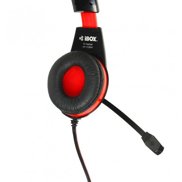 EAN 5901443052401 - iBox SHPI1528MV auricular y casco Auriculares Alámbrico Diadema Juego Negro, Rojo imagen 6