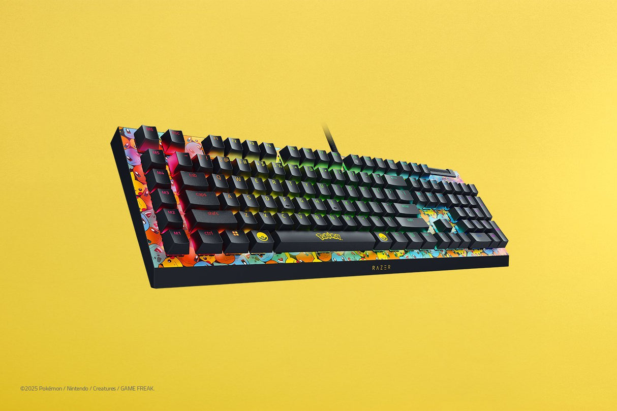 Teclado Razer Blackwidow V4 X Green Switch Pokemon Kanto Starters (Us Layout) (Rz03-04704200-R3m1)
