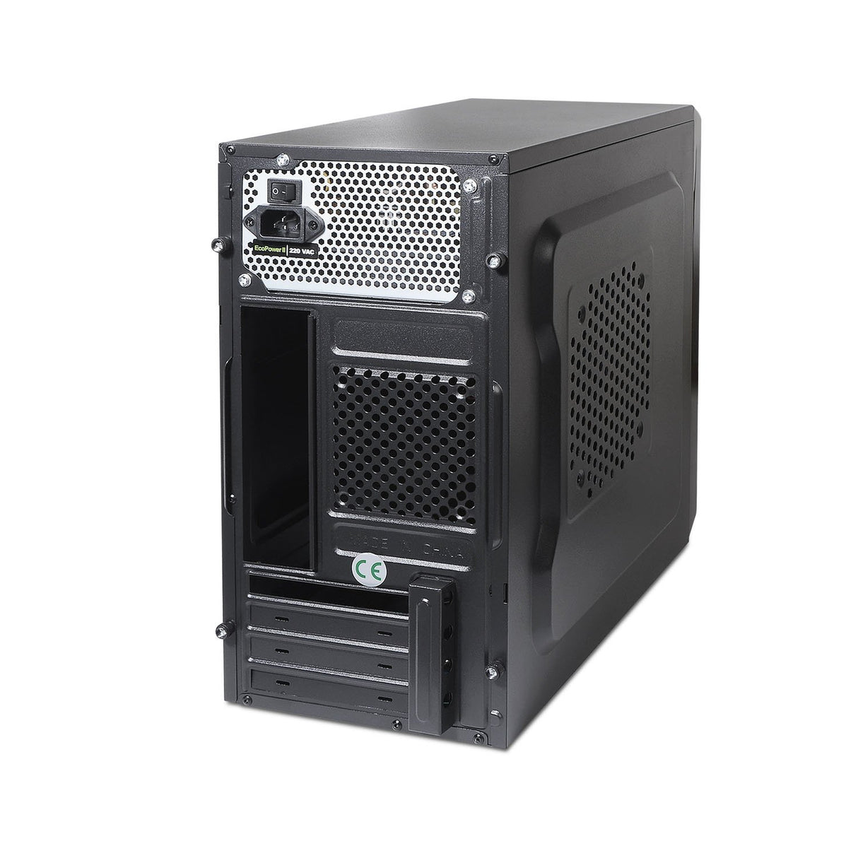 EAN 8433281007253 - TooQ TQC-4735U3C-B carcasa de ordenador Mini Tower Negro 500 W imagen 3