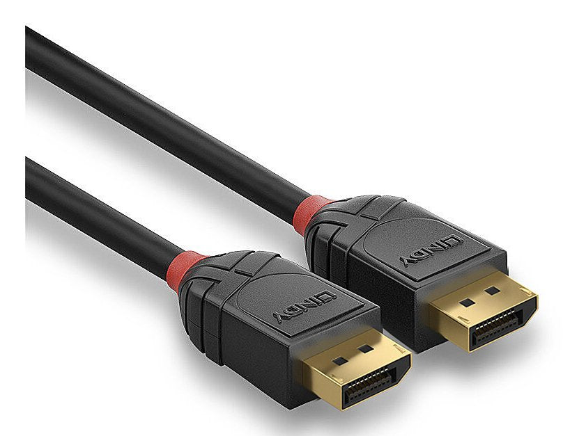 Cable 0.5m Displayport 2.1 54g Black Line